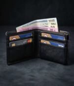 Premium Calfskin Leather Zipper Wallet - Image 3