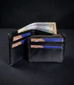 Premium Calfskin Leather Zipper Wallet - Image 2