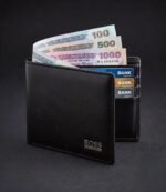 Premium Calfskin Leather Zipper Wallet