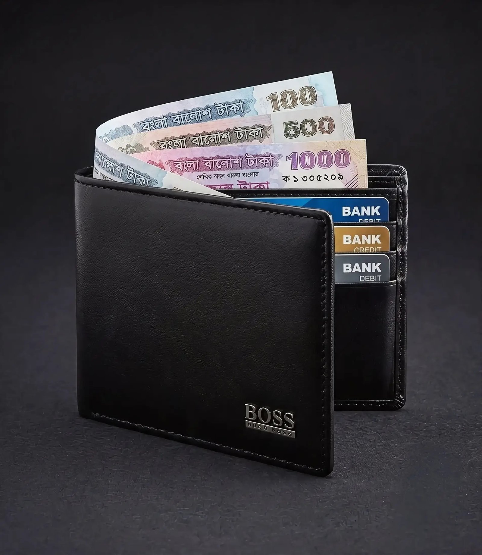 lv_0_20260810161429 Premium Calfskin Leather Zipper Wallet - Image 1