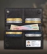 Men’s Genuine Leather Multi-Card Long Wallet - Image 4