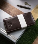Men’s Genuine Leather Multi-Card Long Wallet