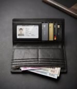 WOODLAND Men’s Leather Long Wallet - Image 3