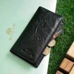 WOODLAND Men’s Leather Long Wallet