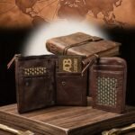 ESIPOSS Genuine Leather Compact Wallet