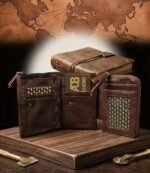 ESIPOSS Genuine Leather Compact Wallet