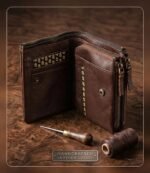 ESIPOSS Genuine Leather Compact Wallet - Image 6