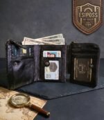 ESIPOSS Genuine Leather Compact Wallet - Image 2