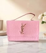 Premium Textured YSL Style Top-Handle Sling Bag
