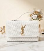 Premium Textured YSL Style Top-Handle Sling Bag - Image 2