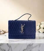 Premium Textured YSL Style Top-Handle Sling Bag - Image 4