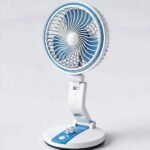 Multifunction Folding Fan with LED Light- USB Charging Port