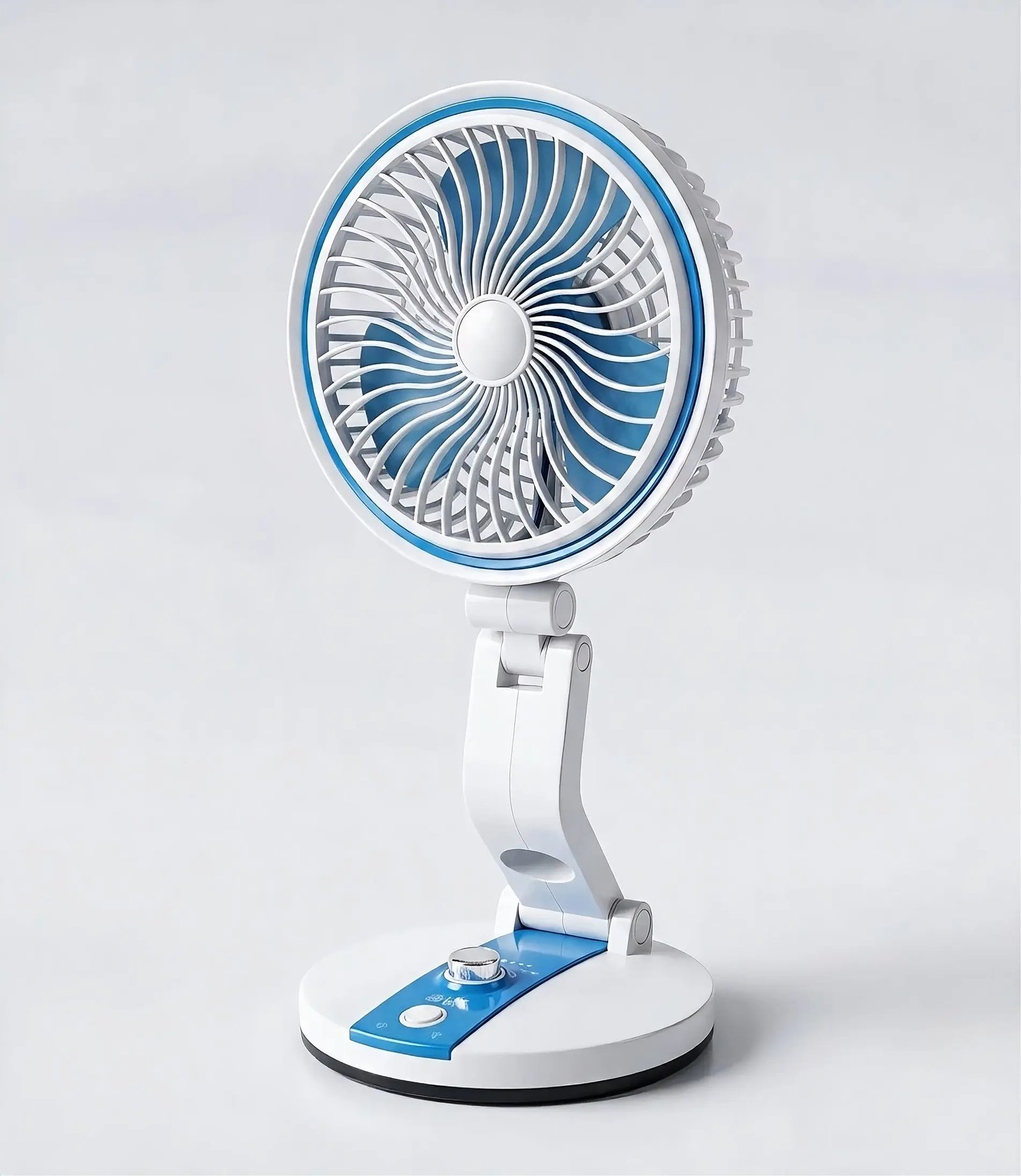 lv_0_20260810231504 Multifunction Folding Fan with LED Light- USB Charging Port - Image 1
