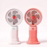 Portable Strawberry Handheld Fan with Phone Holder