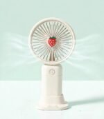 Portable Strawberry Handheld Fan with Phone Holder - Image 2