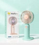 Mini Rechargeable Fan with Phone Stand