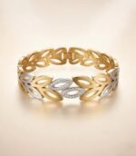 Crystal Gold-Plated Bracelet for Women - Image 2