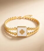 Crystal Gold-Plated Bracelet for Women - Image 3