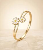 Crystal Gold-Plated Bracelet for Women - Image 4