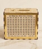 Wooden Savings Box with Counter & Target Goal - Image 4