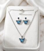 Crystal Necklace & Earrings Set
