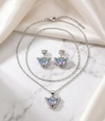 Crystal Necklace & Earrings Set - Image 5