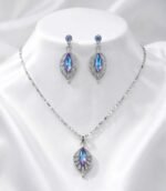 Crystal Necklace & Earrings Set - Image 4