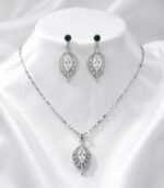 Crystal Necklace & Earrings Set - Image 3