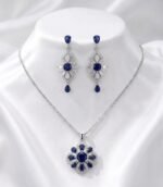 Crystal Necklace & Earrings Set - Image 2